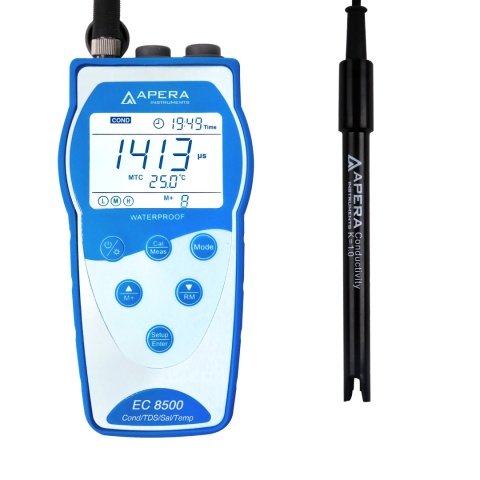 APERA Instruments EC8500 - miernik przenośny przewodności (EC), TDS, zasolenia i temperatury