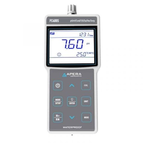 APERA Instruments PC400S - miernik przenośny pH, przewodności (EC), TDS i zasolenia