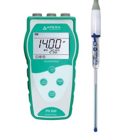 APERA Instruments PH850-MS - miernik przenośny pH i temperatury do małych objętości, fiolek i probówek