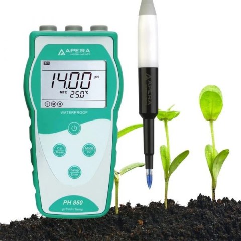 APERA Instruments PH850-SL - miernik przenośny pH i temperatury do gleby i podłoży