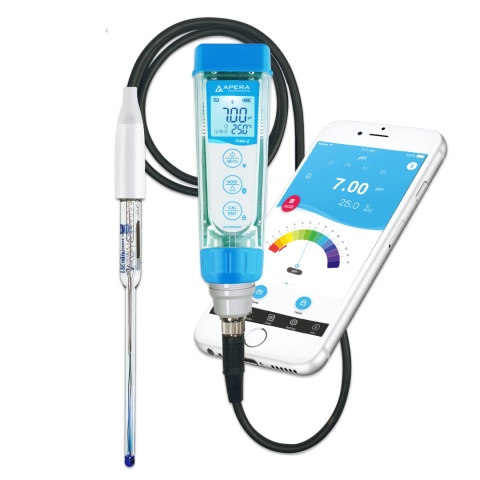 APERA Instruments PH60Z-MS - tester pH i temperatury do małych objętości, fiolek i probówek