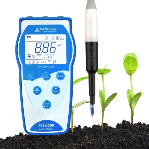 APERA Instruments PH8500-SL - miernik przenośny pH i temperatury do gleby i podłoży